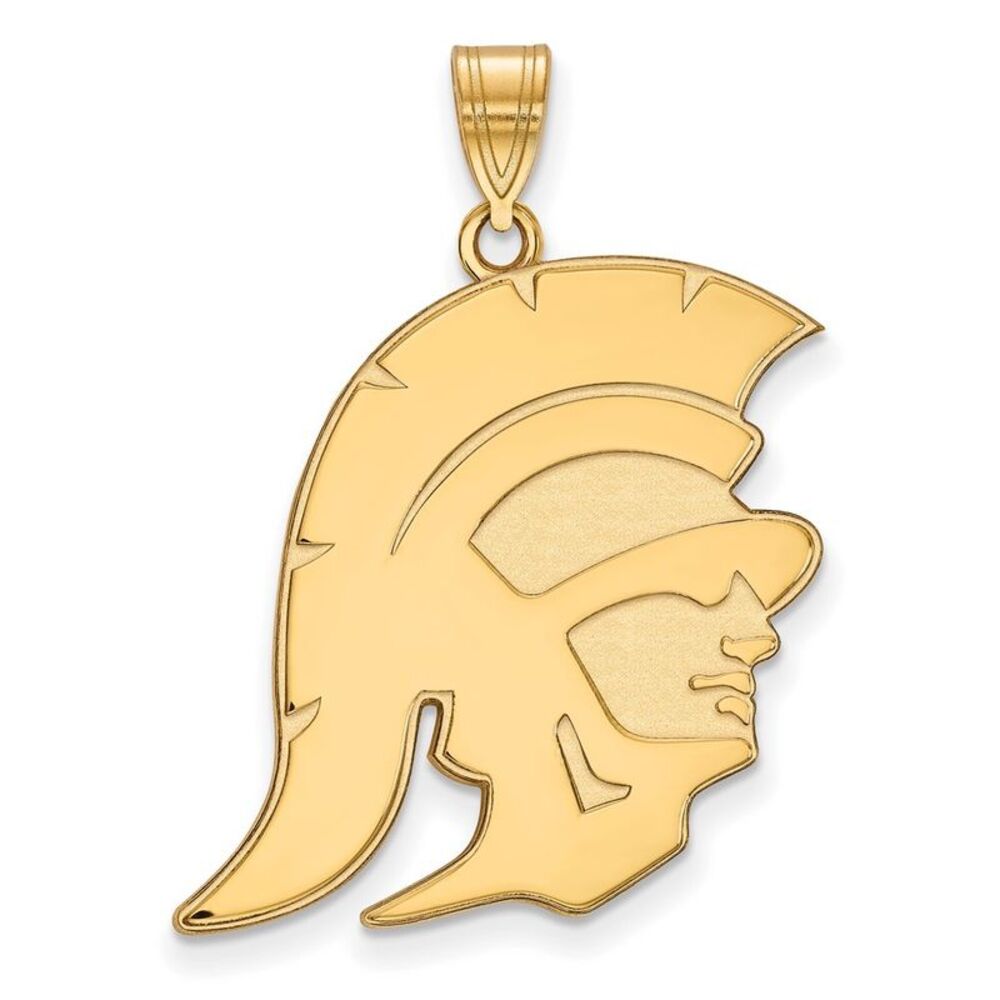 14K Gold Plated S.S. Univ. of Southern California XL Trojan Pendant